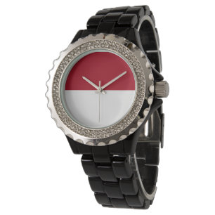 Relógio bandeira Mônaco