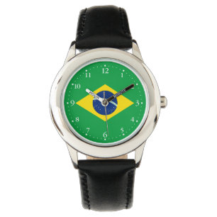 Relógio Bandeira Patriótica do Brasil