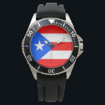 Relógio Bandeira Porto Rico<br><div class="desc">Bandeira Porto Rico</div>