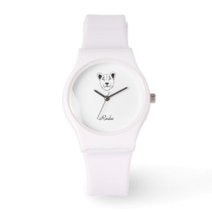 Relógio Barbary Lioness Sporty White Silicon Watch