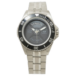 Relógio Barbell Plate Wrist Watch