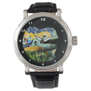 Relógio Barcelona - Lizard Watch - Gaudi, Espanha (Catalã