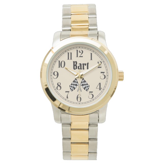 Relógio Barcos cruzados vigiando sinalizadores (Frente)