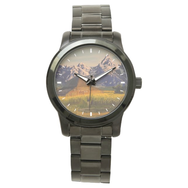 Relógio Barn no Grand Teton, por Gary Poling (Frente)
