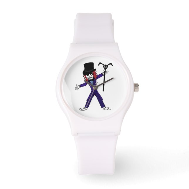 Relógio Baron Samedi Voodoo Doll Mens Watch (Frente)