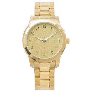 Relógio Barroco Dourado Elegante