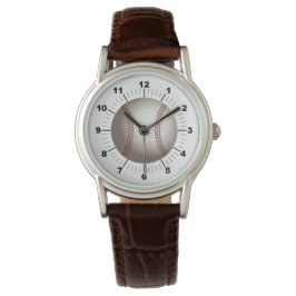 Relógio Baseball Classic Leather Watch