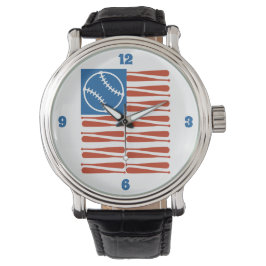 Relógio Baseball Flag Watch
