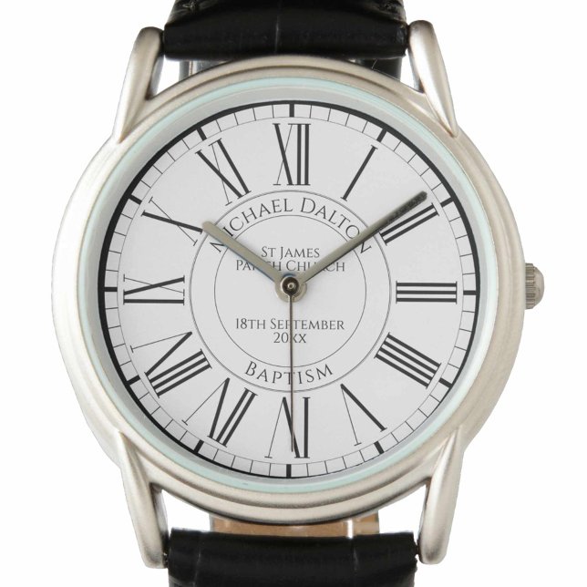 Relógio Batismo na Igreja Personalizada (Criador carregado)