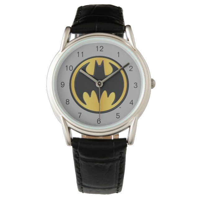 Relógio Batman Symbol | Classic Round Logo (Frente)