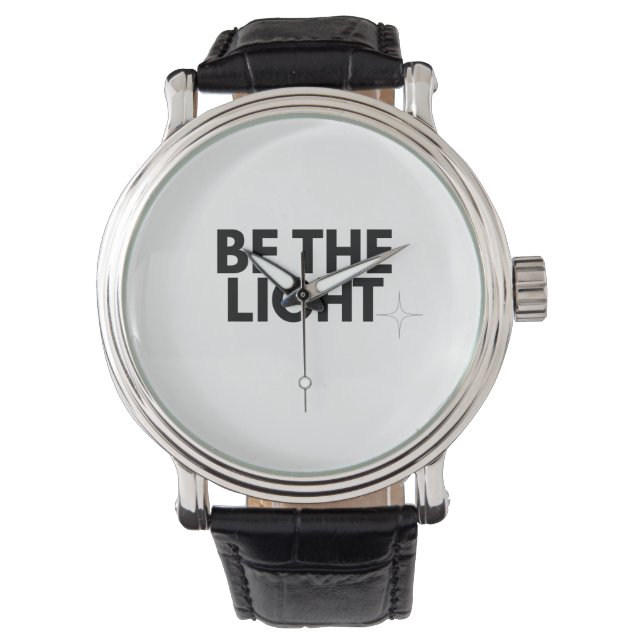 Relógio Be the Light - Minimalist Christian Wrist Watch (Frente)