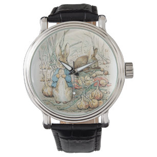 Relógio Beatrix Potter Peter Rabbit E Benjamin Bunny