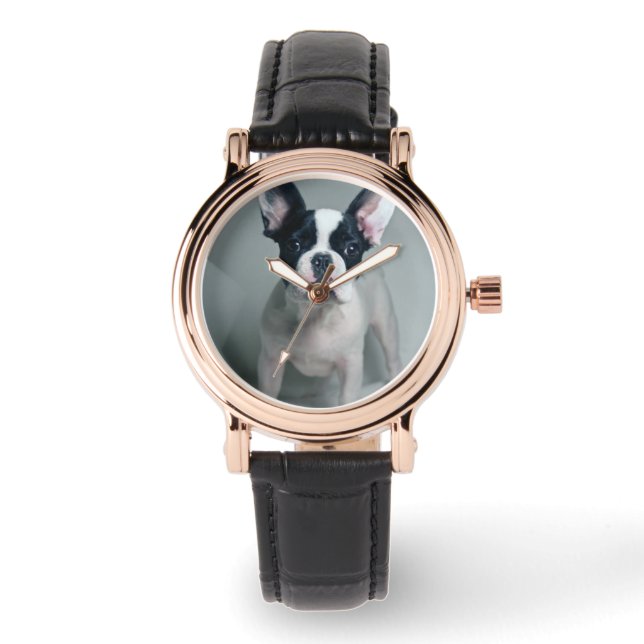 Relógio Bebês Mais Pobres | Buldogue francês (Frente)