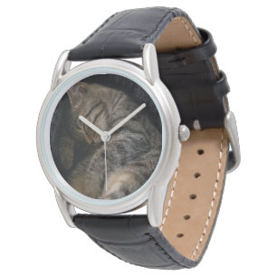 Relógio Bebês Mais Pobres   Gato-De-Dormir