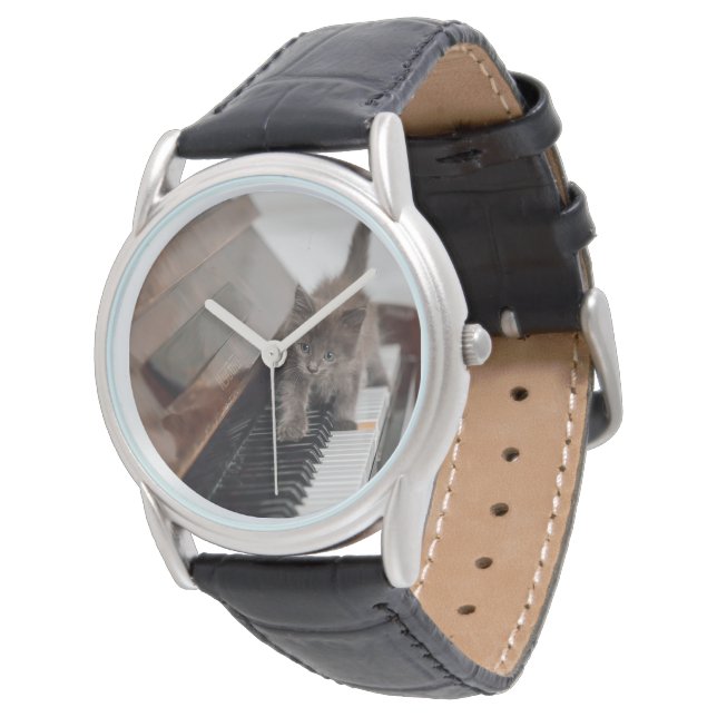 Relógio Bebês Mais Pobres | Kitten on Piano (Angular)