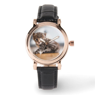Relógio Bebês Mais Pobres   Pequeno Tabby Kitten