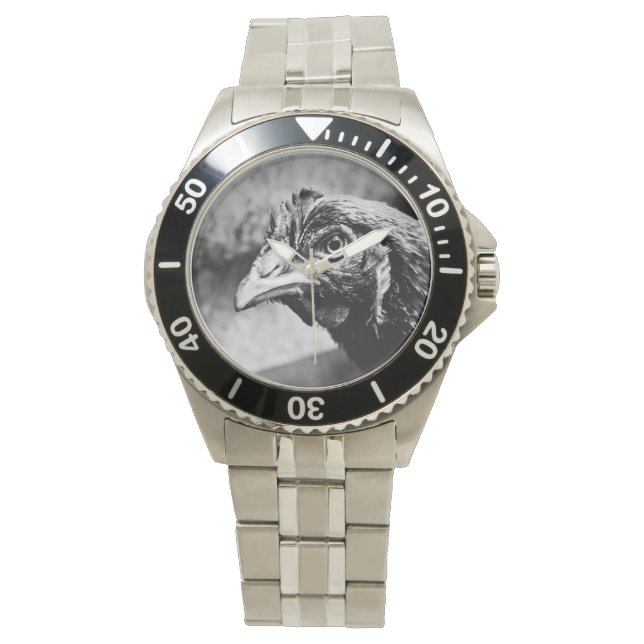 Relógio bebidas espirituosas e galinhas (Frente)