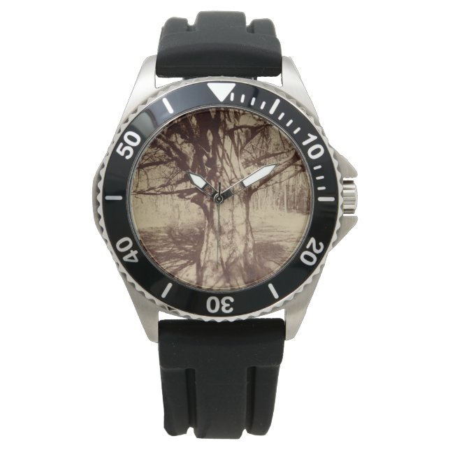 Relógio Beech Tree (por Eugène Atget) (Frente)