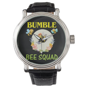 Relógio Beekeeper Art Bumble Bee Squad