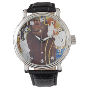 Relógio Beethoven Frieze (detalhe), Gustav Klimt