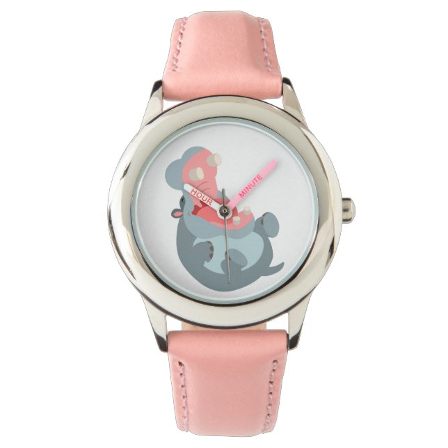 Relógio Bela Cartoon Hippo Watch (Frente)