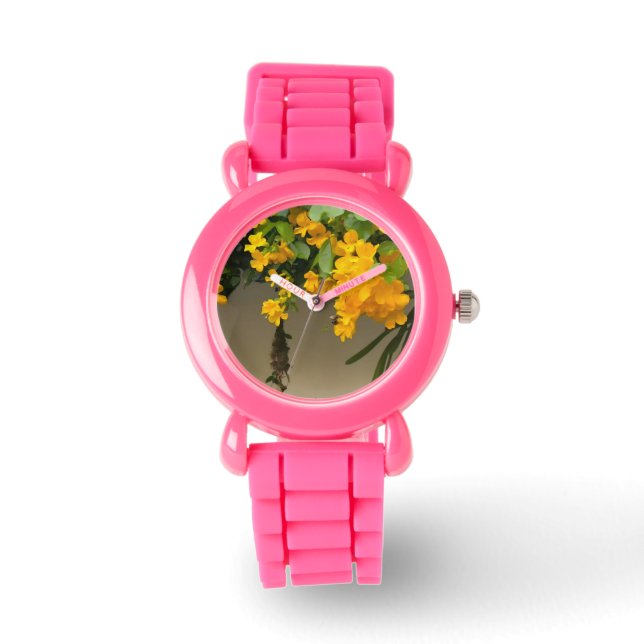 Relógio Beleza Flor de Ouro (Frente)