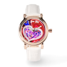 Belo Abstrato, Elegante, Rosa Dourado Watch