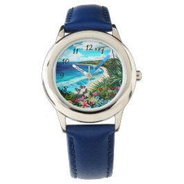 Relógio Belo Design de Praia das Mulheres