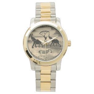 Relógio Belo e adorável Quênia Wild Animal Safaris
