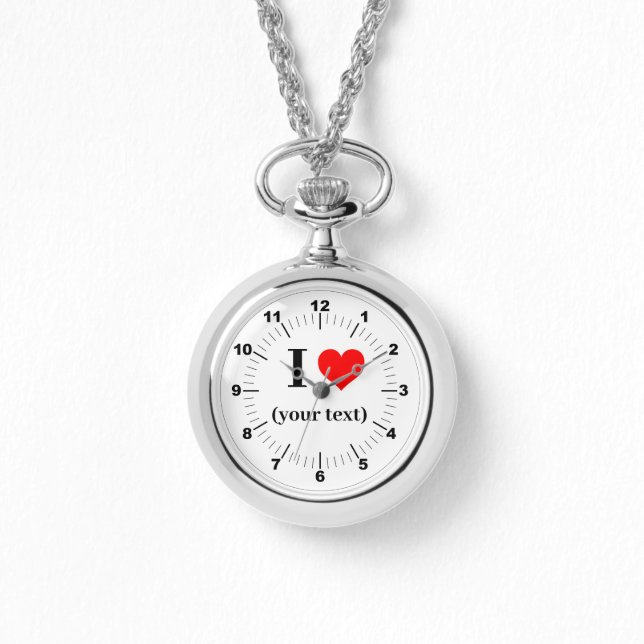 Relógio BESTSELLER! Eu ❤️ Wprenound Silver Watch (Frente)