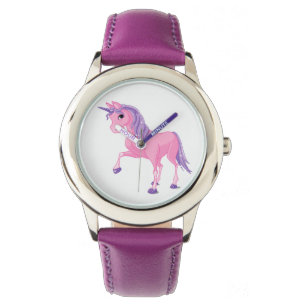 Relógio Bezel Stainless Steel Watch/Unicorn