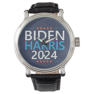 Relógio Biden Harris 2024 para a eleição do presidente dos
