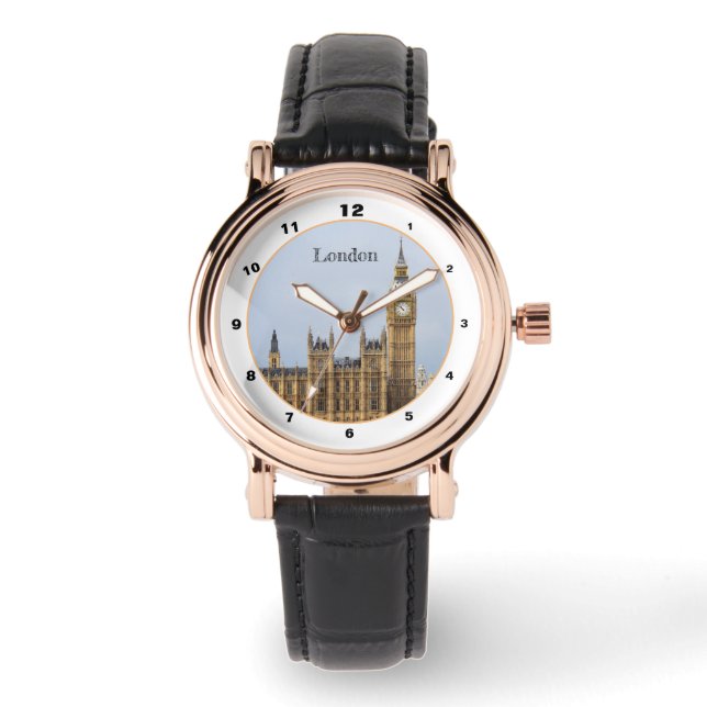 Relógio Big Ben Clock & London, Westminster/Parlamento UK (Frente)