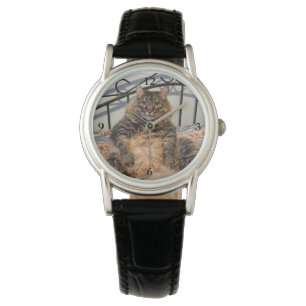 Relógio Big Huggable Cat Watch