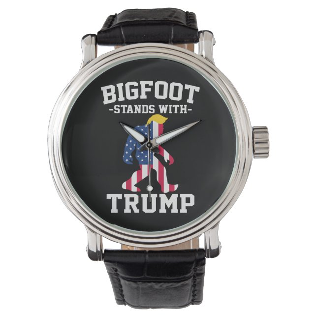Relógio Bigfoot Com Eleições Trump 2024 (Frente)