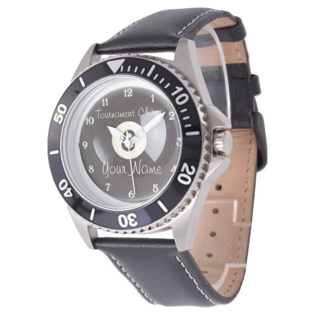 Relógio Billiards 8 Ball Watch (Angular)