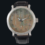 Relógio Birch Forest por Gustav Klimt, Vintage Art Nouveau<br><div class="desc">Birch Forest (c. 1903), de Gustav Klimt, é uma pintura típica da Era Vitoriana Simbiolismo das belas artes, que apresenta uma cena natural. Uma floresta com pássaros e folhas no outono, com folhas castanhas espalhadas no chão. Sobre o artista: Gustav Klimt (1862-1918) era um pintor simbolista austríaco e um dos...</div>