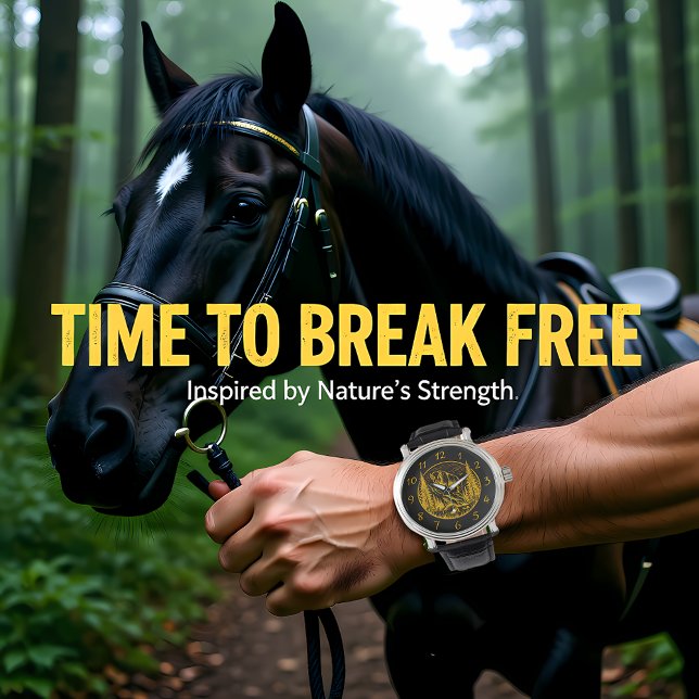 Relógio Bison Sentindo Orgulhosamente em uma paisagem natu (Criador carregado)