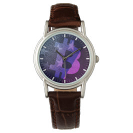 Relógio Bitcoin America ₿ (Neon) Watch