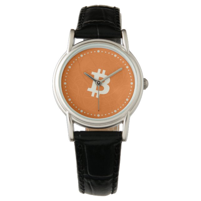 Relógio Bitcoin Classic Orange (Neuron) (Frente)