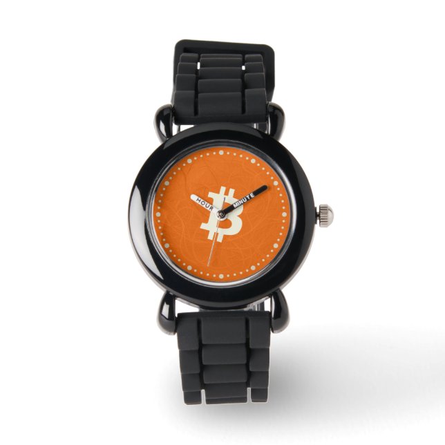 Relógio Bitcoin Classic Orange (Neuron) (Frente)