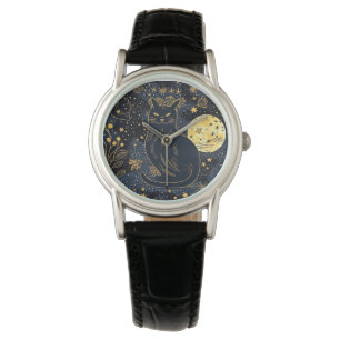Relógio Black Cat of the Starry Skies eWatch Watch