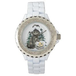 Relógio Black Cat On A Jack