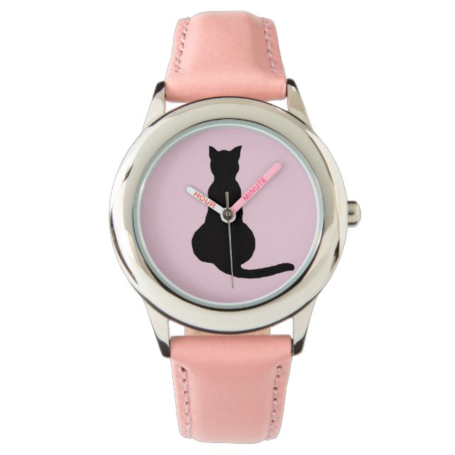 RELÓGIO BLACK CAT  WRIST WATCH VALENTINE'S DAY (Frente)