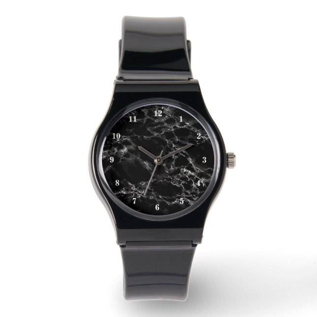 Relógio Black Marble Watch (Frente)
