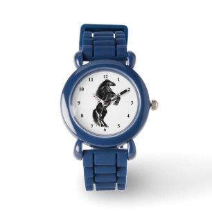 Relógio Black Wilse Horse Watch Black e White -