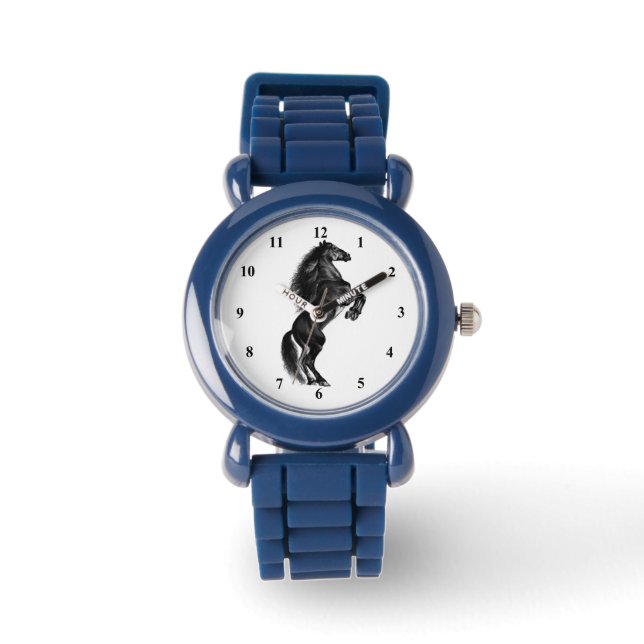Relógio Black Wilse Horse Watch Black e White - (Frente)