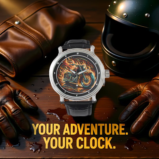 Relógio Blazing Rider, Firestorm Watch Face. (Criador carregado)