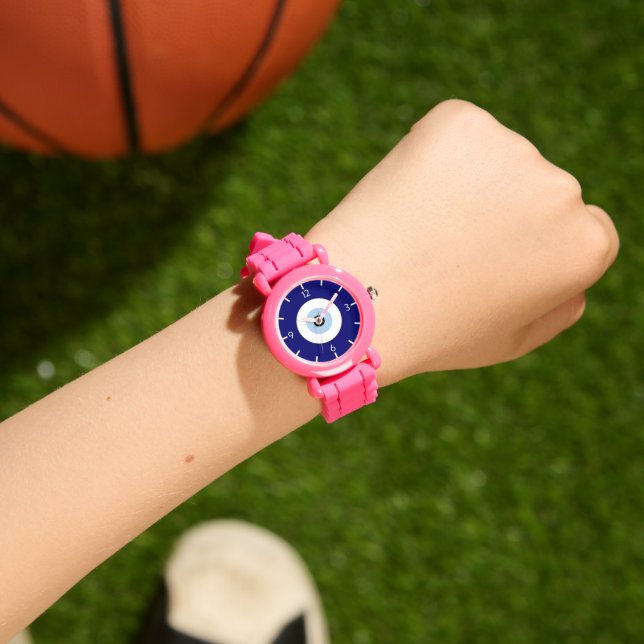 Relógio Blue Evil Eye Good luck & Protection Symbol (Pulso)