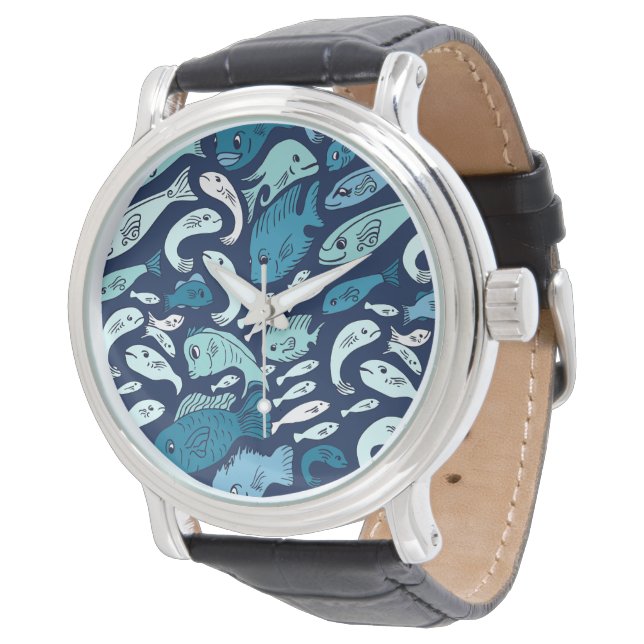 Relógio Blue Fish Globe Watch (Angular)